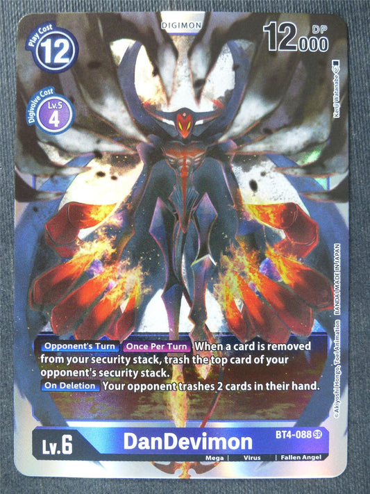 DanDevimon BT4-088 SR - Digimon Cards #XP