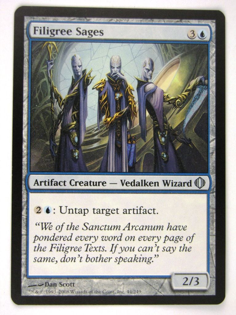 MTG Magic: The Gathering Cards: FILIGREE SAGES: ALA