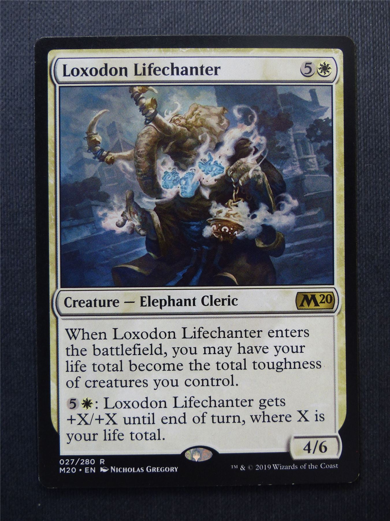 Loxodon Lifechanter - Mtg Magic Cards #EU