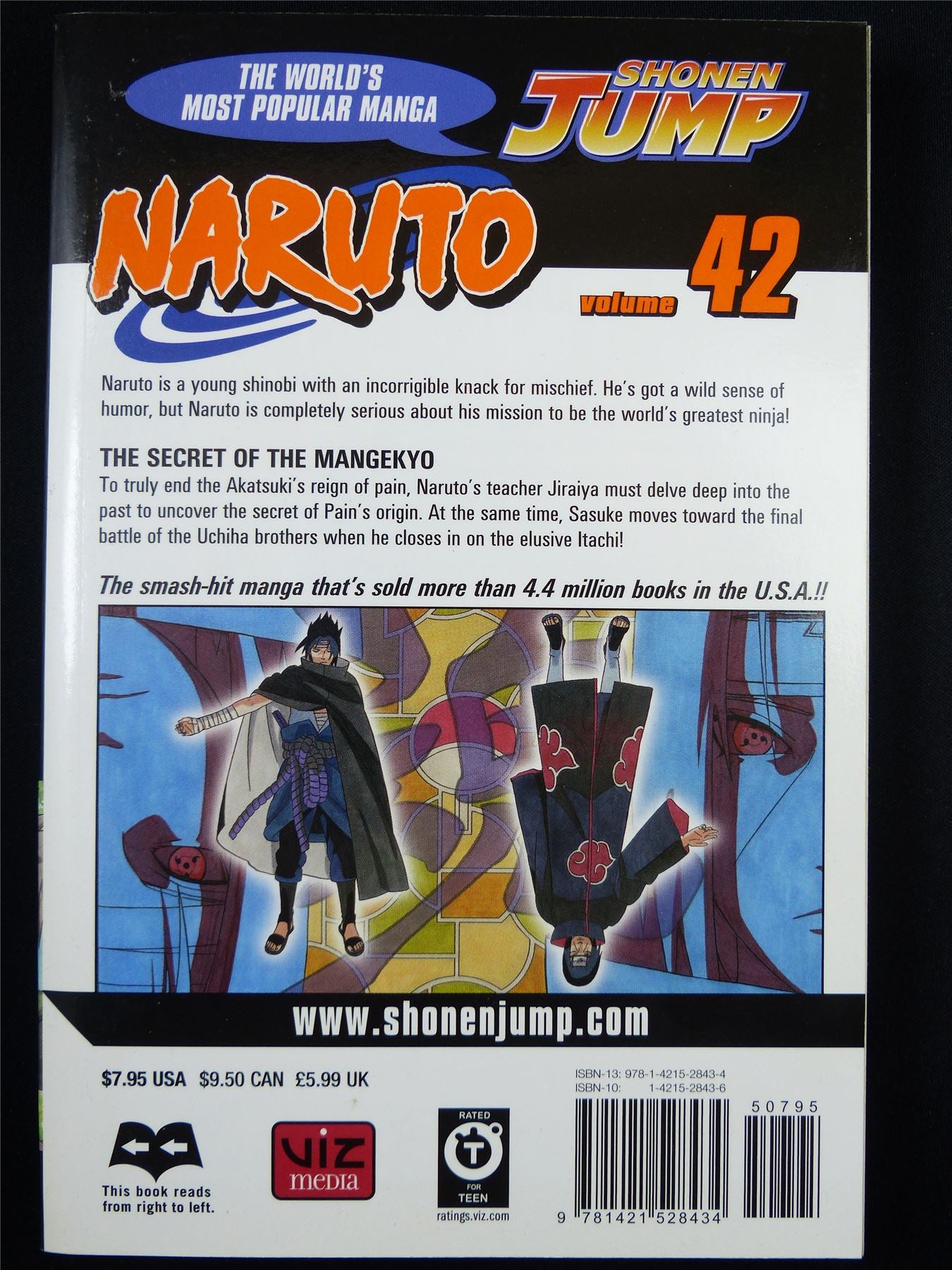 NARUTO Volume 42 - Shonen Jump Viz Manga #3HK