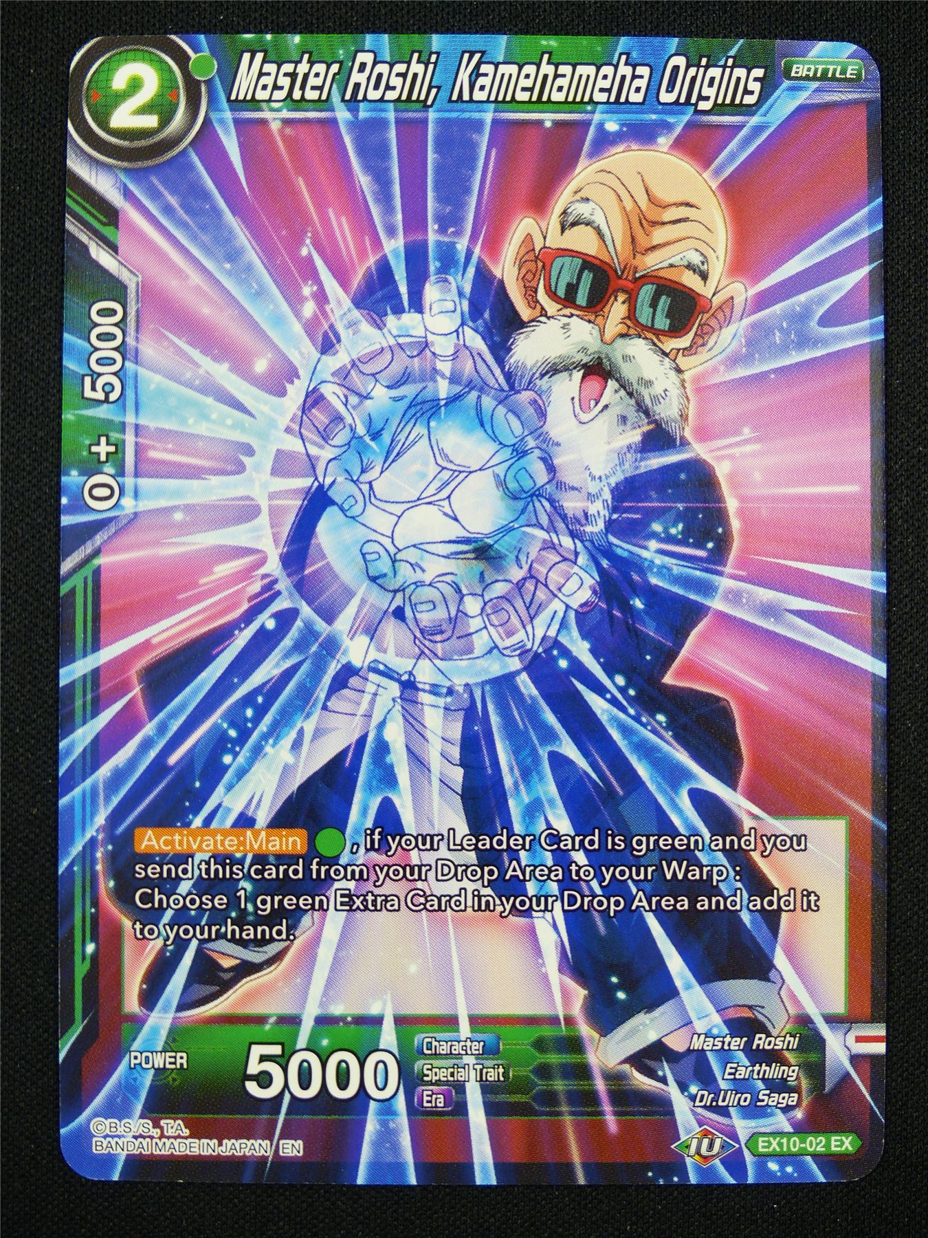 Master Roshi Kamehameha Origins EX10-02 EX - Dragon Ball Super Card #1D1