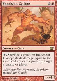 Mtg: Bloodshot Cyclops : Eighth Edition