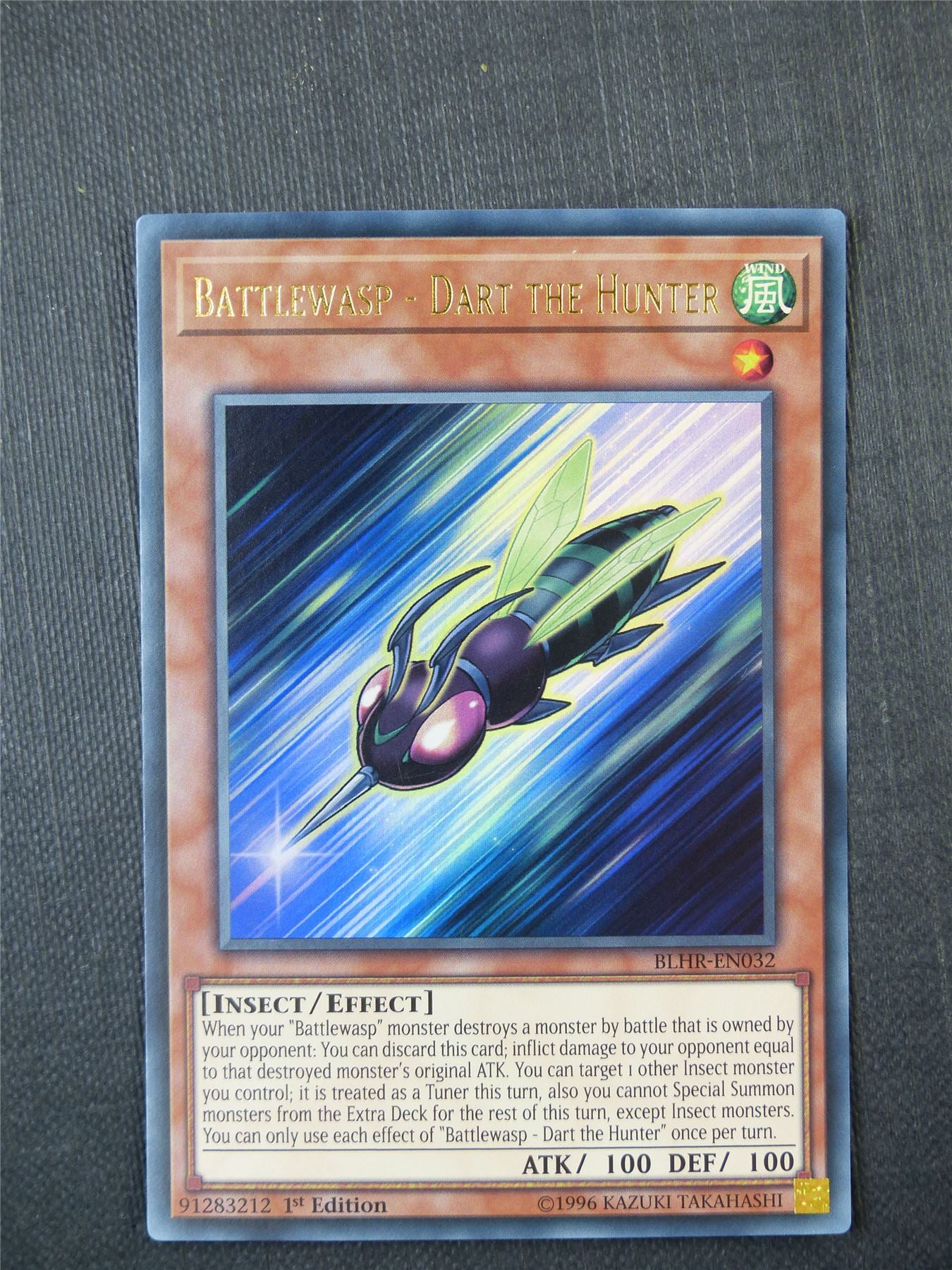 Battlewasp- Dart the Hunter - Yugioh Card #9IX