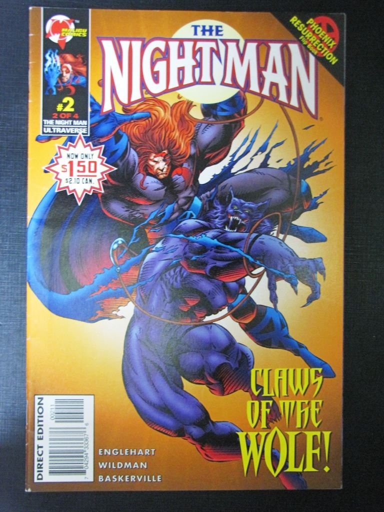 The Night Man #2 - Malibu Comic # 2J42