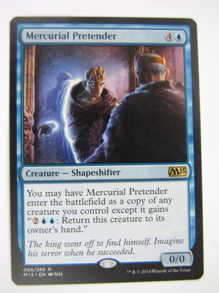 MTG Magic Played Cards: MERCURIAL PRETENDER # 7D16