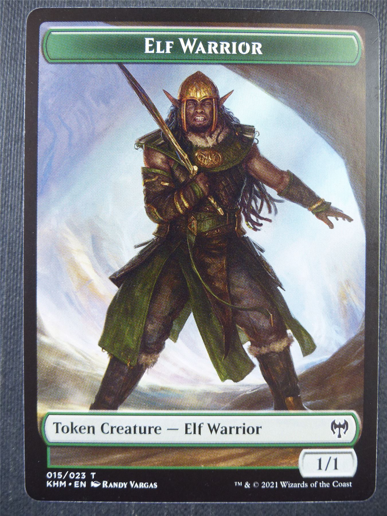 Elf Warrior Token - Mtg Card #6B1