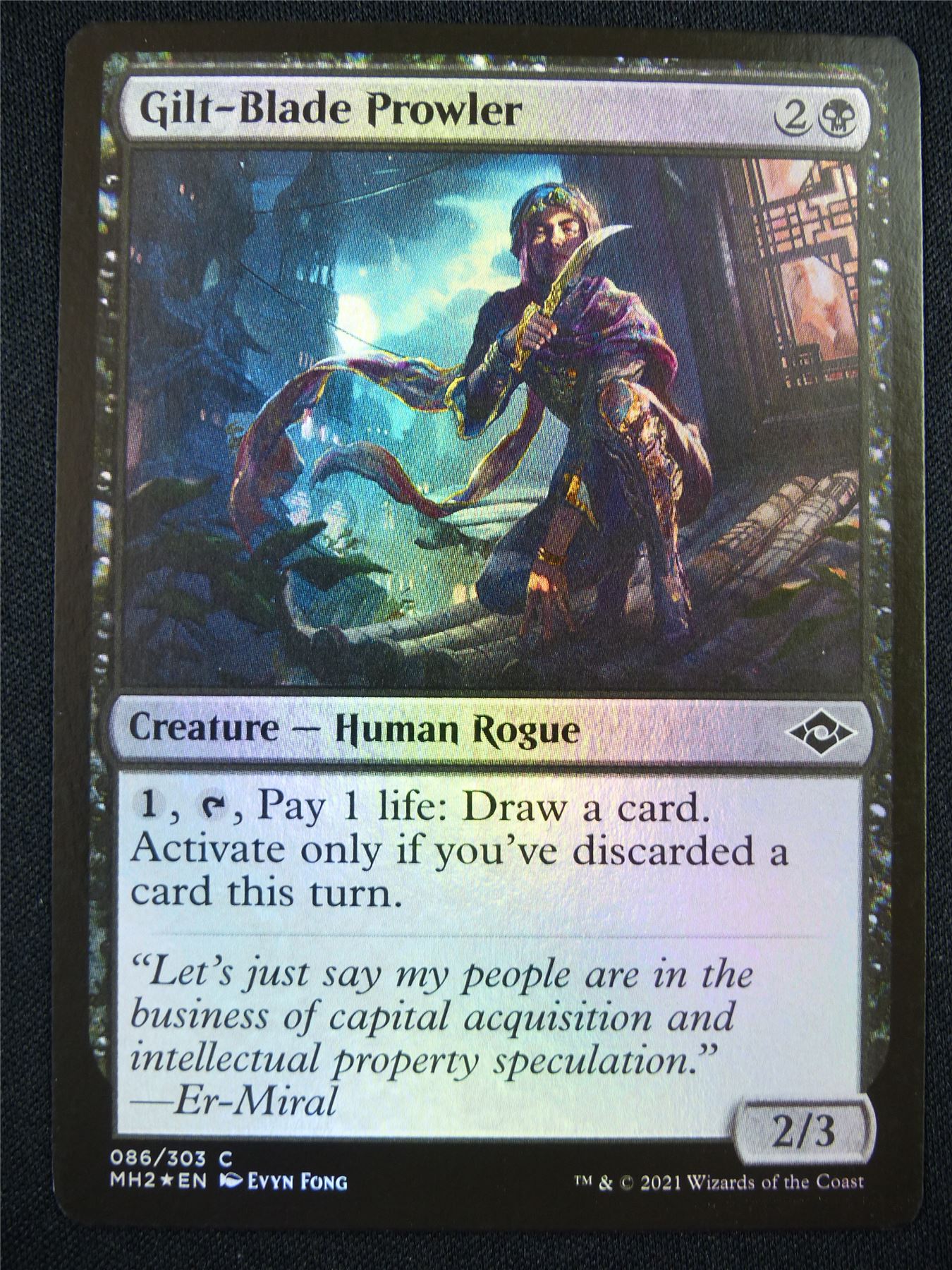 Gilt-Blade Prowler Foil - Mtg Card #1NA