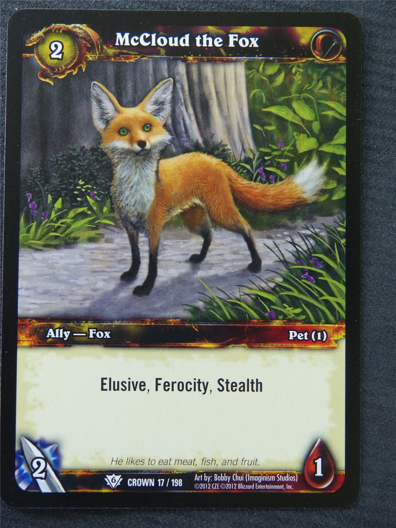 McCloud The Fox - Common - World Of Warcraft #1JC