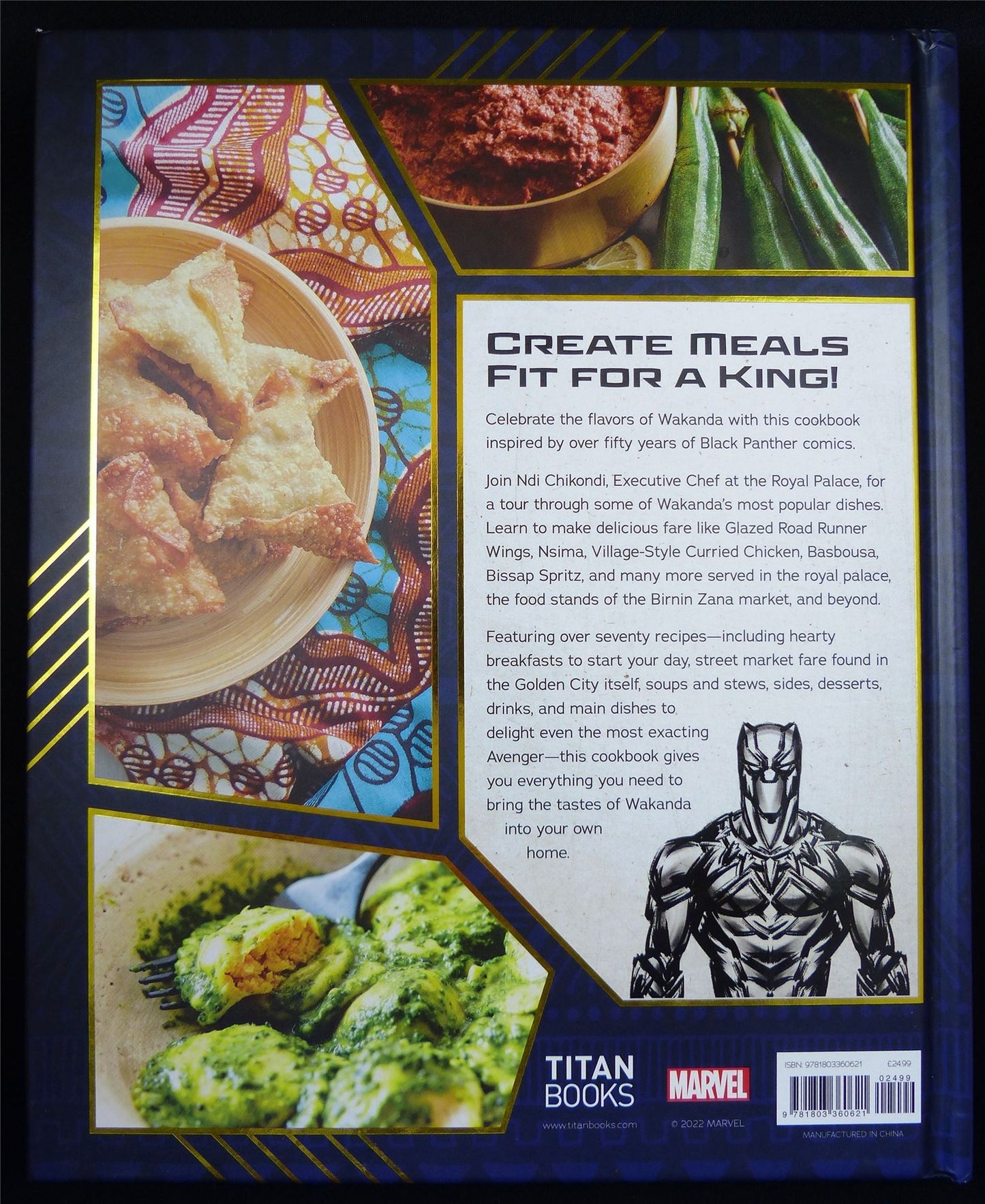 BLACK Panther: Official Wakanda Cookbook - Marvel Hardback #10F