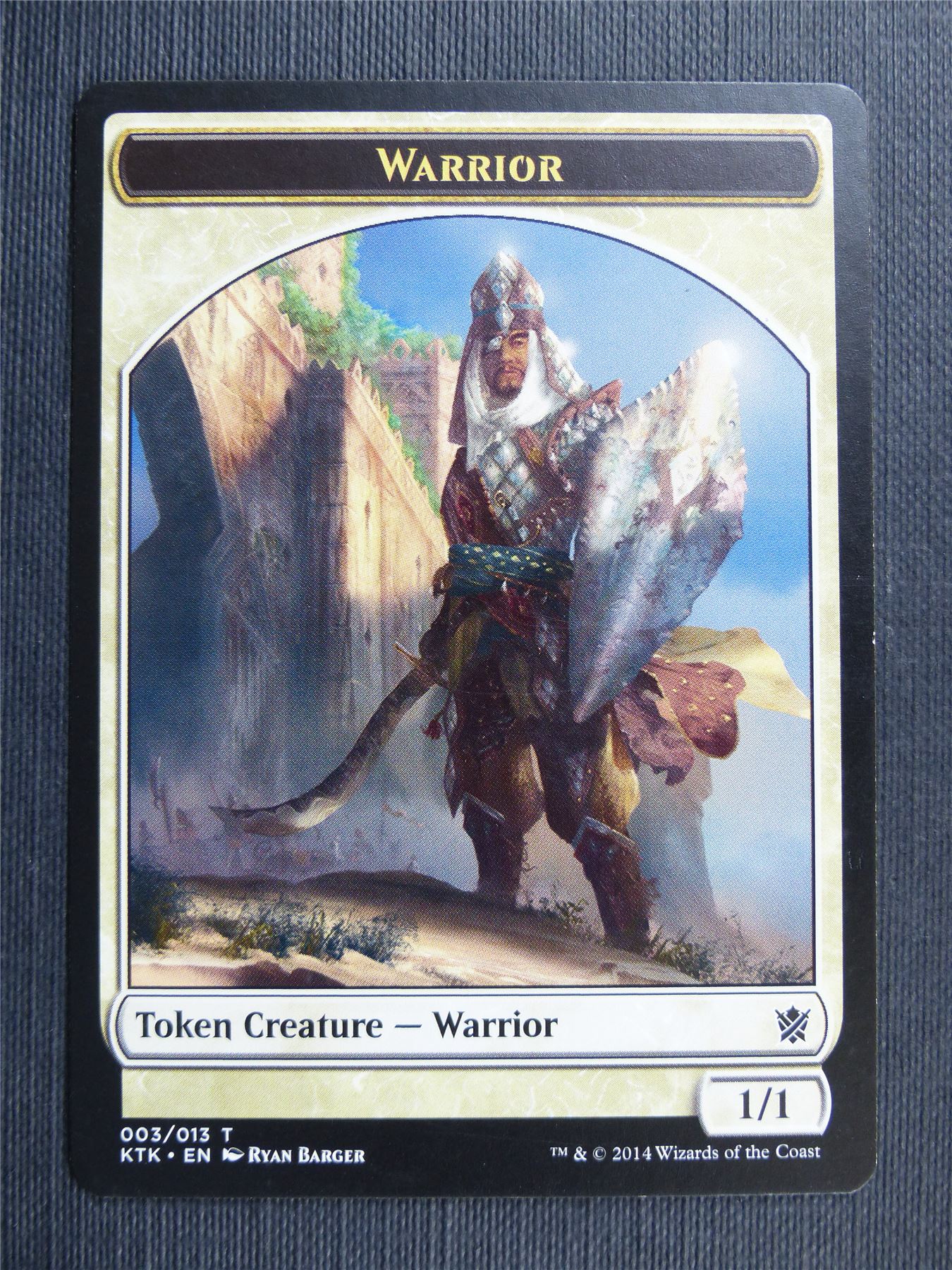 Warrior Token - Mtg Magic Cards #454