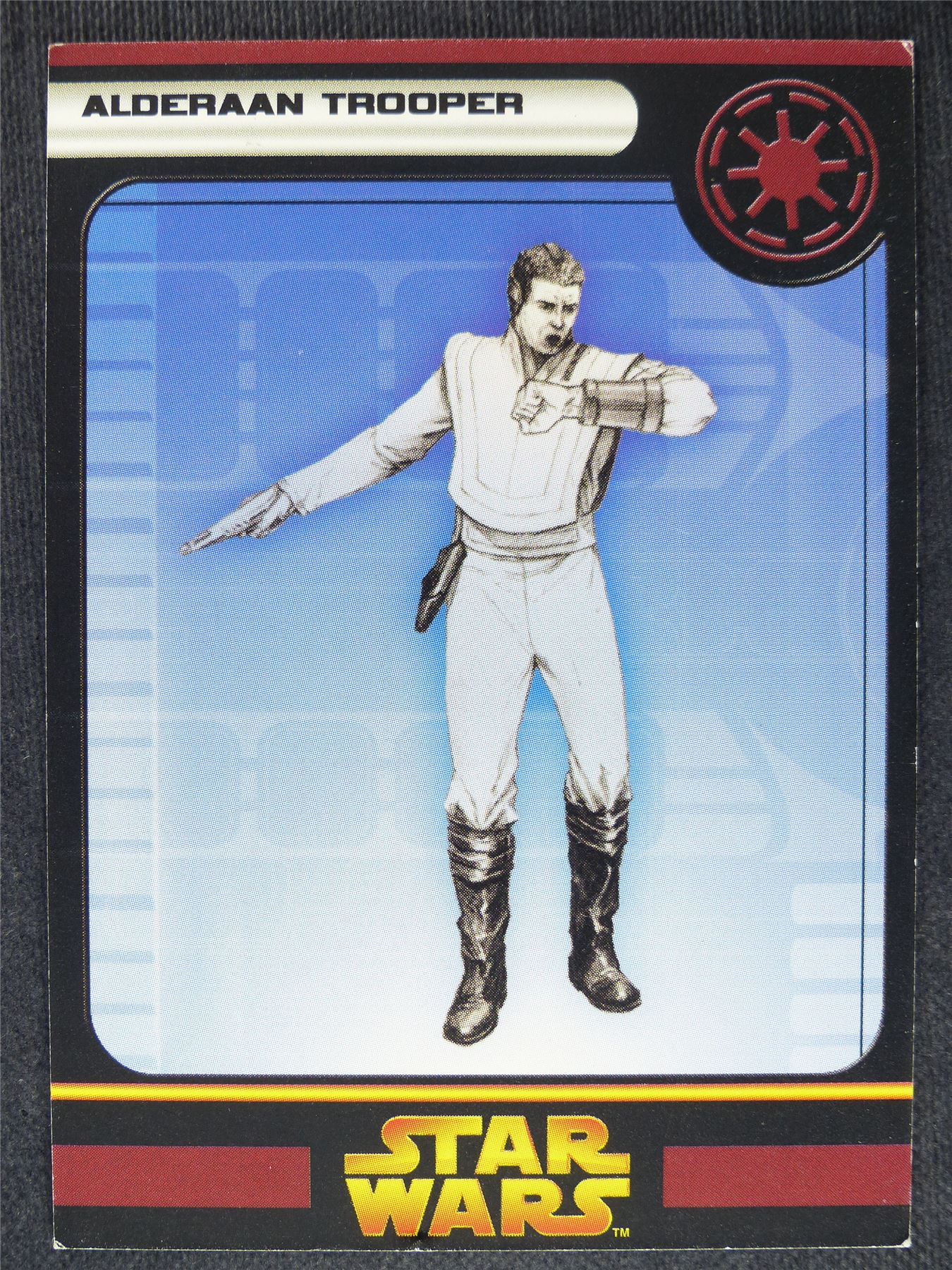 Alderaan Trooper - Star Wars Miniatures Spare Cards #72