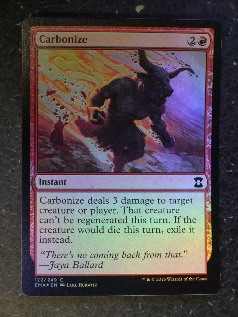 MTG Card: CARBONIZE FOIL # 9H73