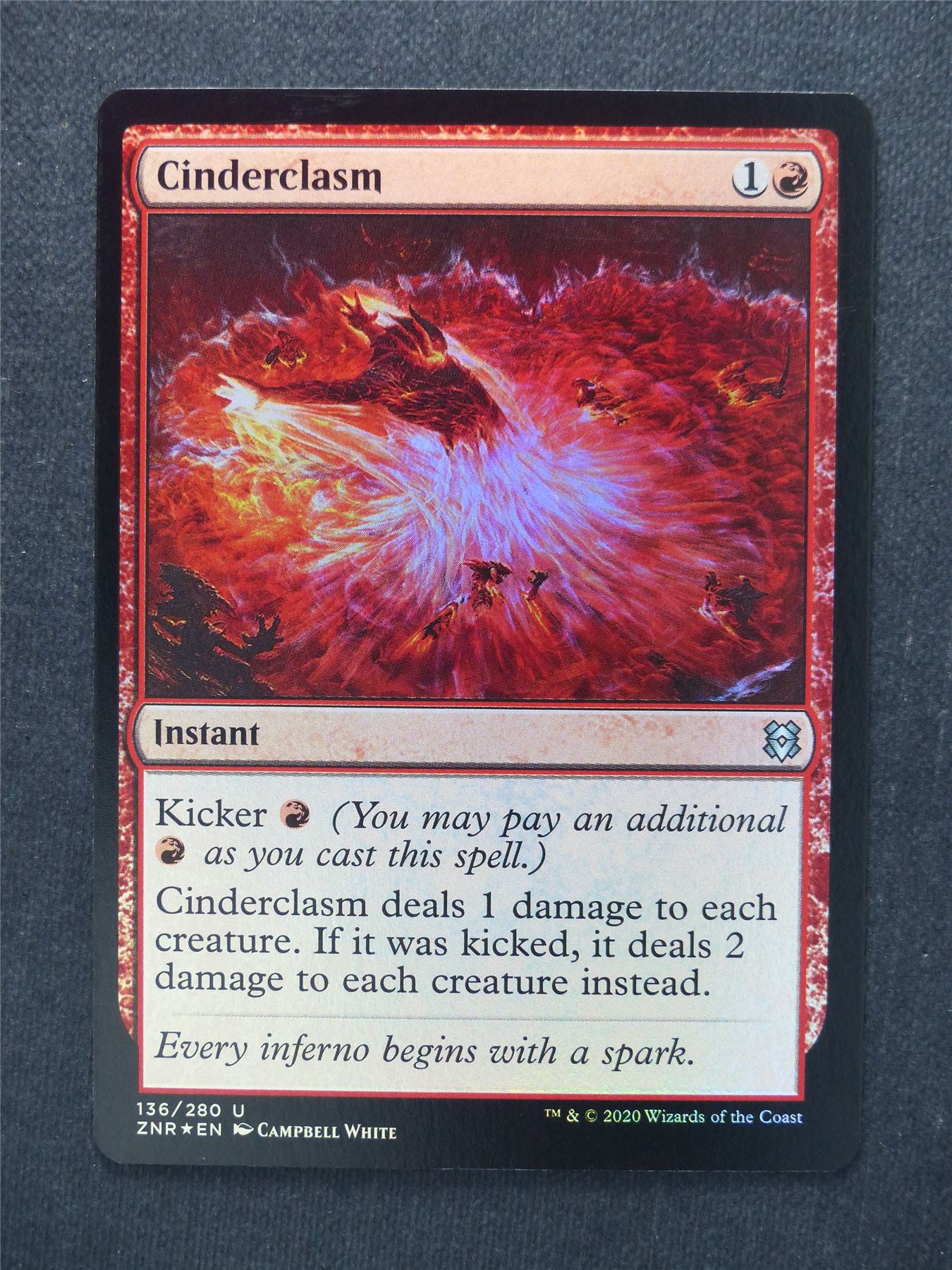 Cinderclasm Foil - Mtg Magic Cards #RB