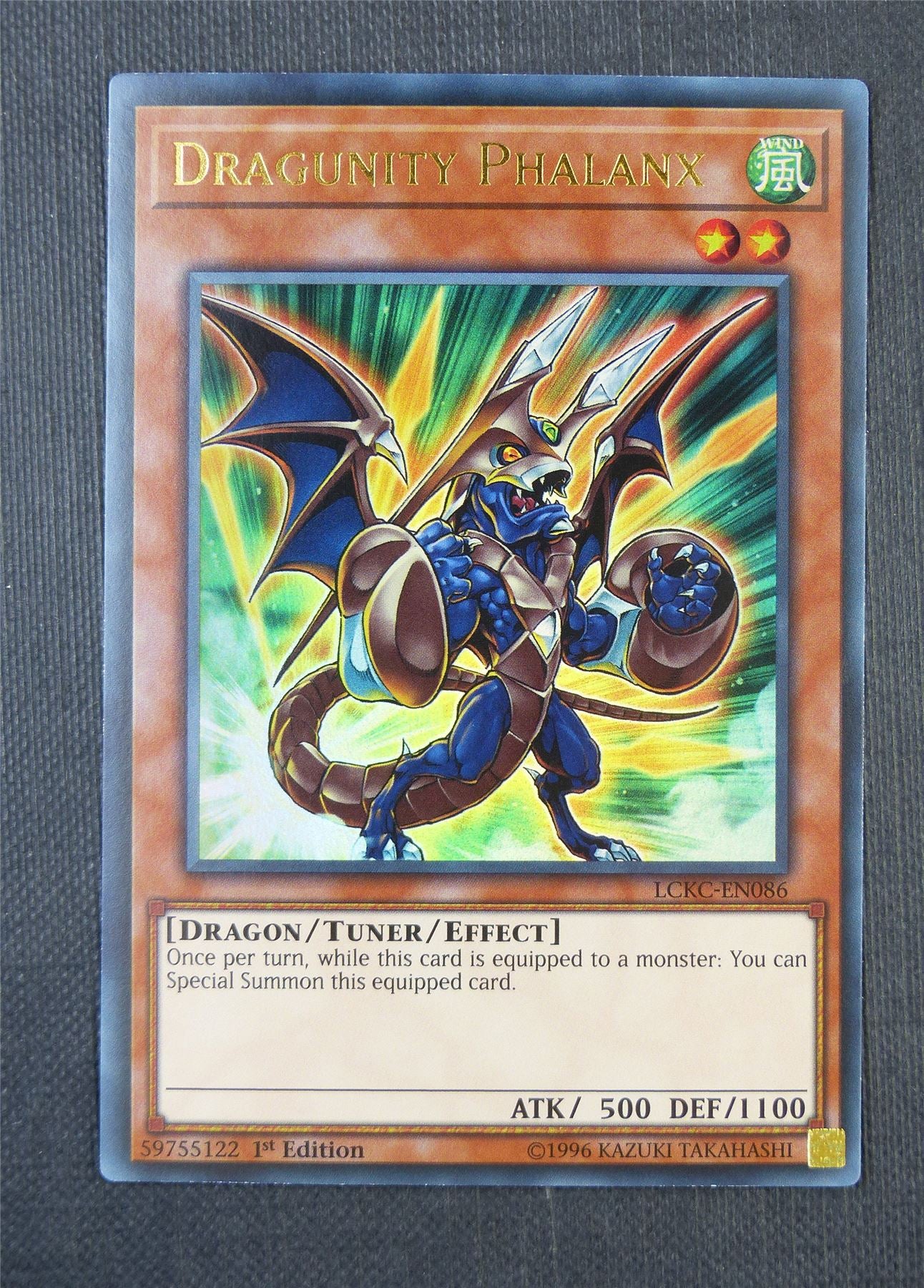 Dragunity Phalanx LCKC 1st Ed - Ultra Rare - Yugioh Card #7G0 Dragunity Phalanx LCKC 1st Ed - Ultra Rare - Yugioh Card #7G0