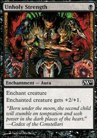 Mtg Magic Card: M10 : Unholy Strength