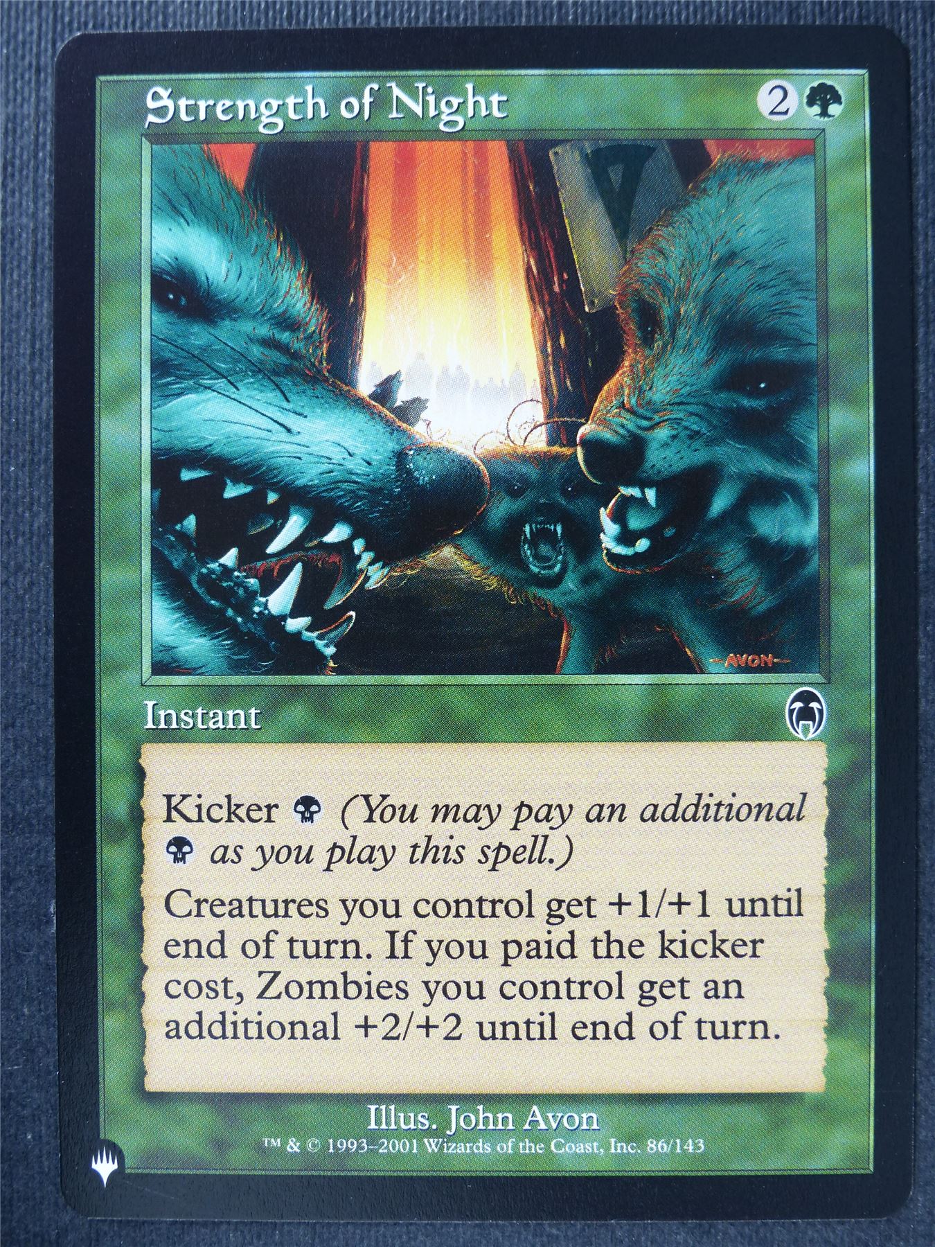 Strength of Night - The List - Mtg Card #2D0