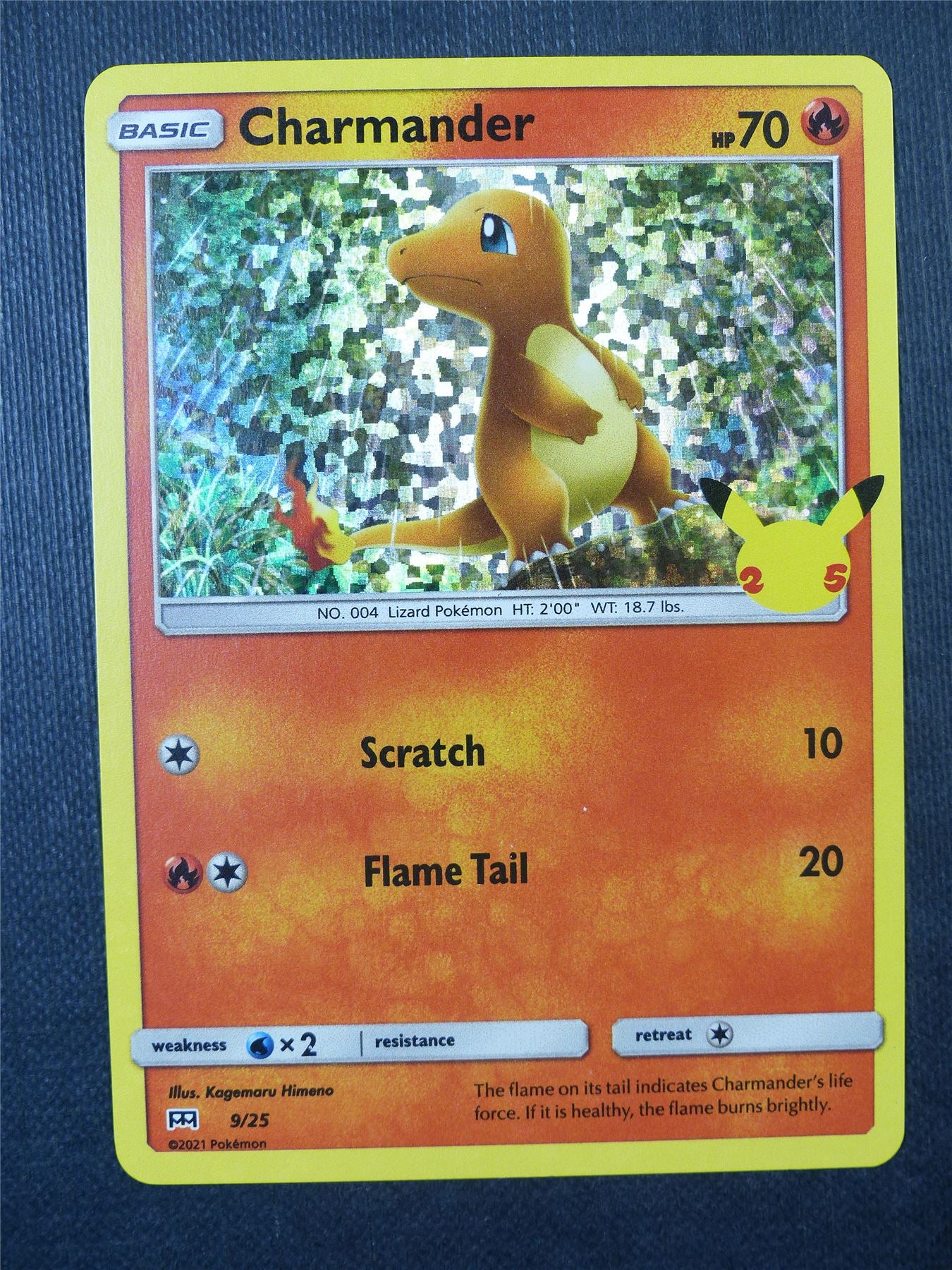 Charmander 9/25 Promo Holo - Pokemon Card #8MX