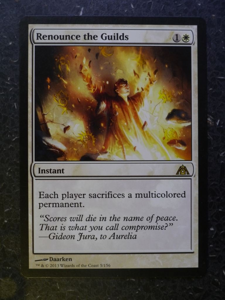 MTG Magic Card: RENOUNCE THE GUILDS # 6C37