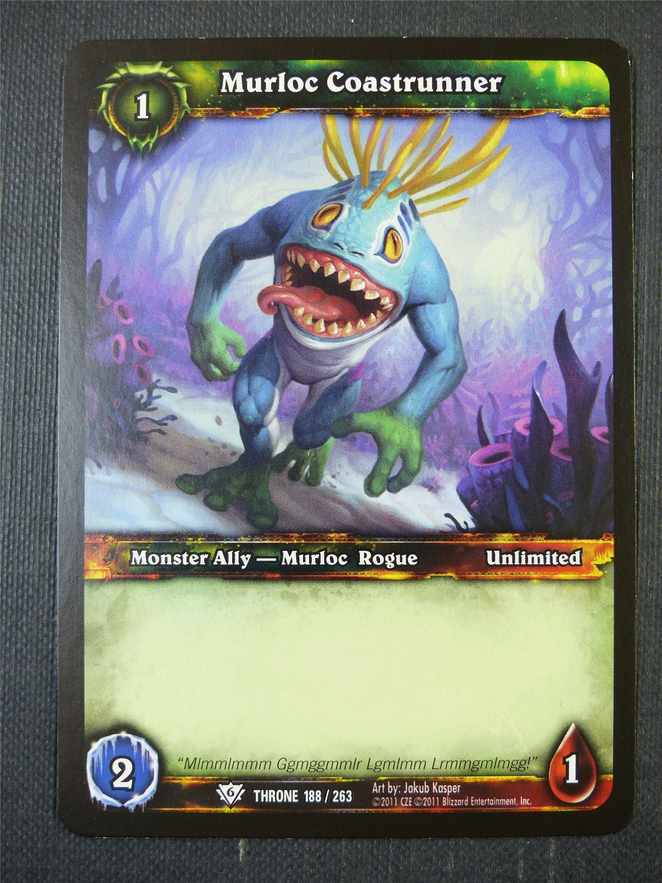 Murloc Coastrunner 188/263 - WoW Card #1AZ