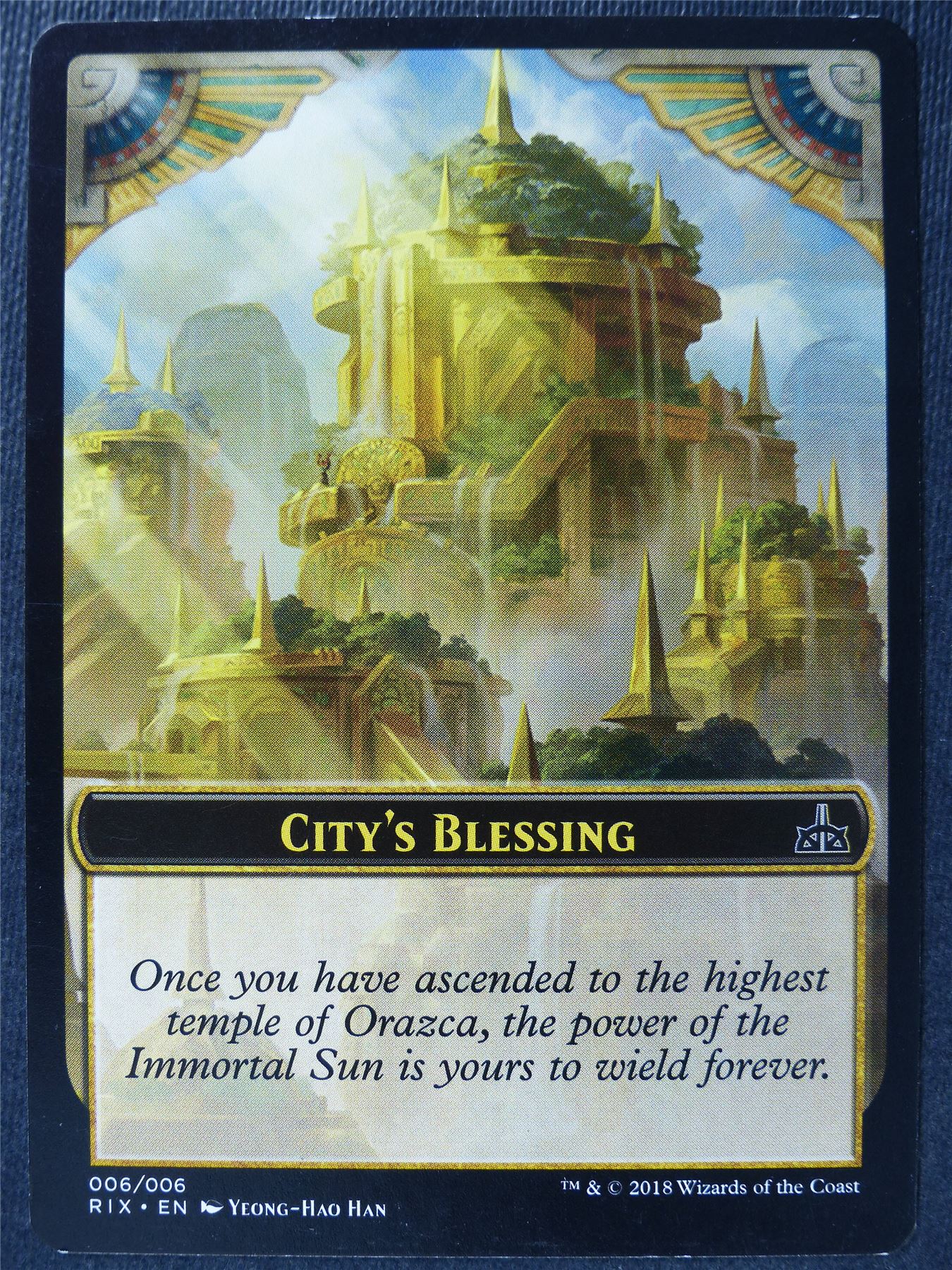 City's Blessing Token - Mtg Card #3SN