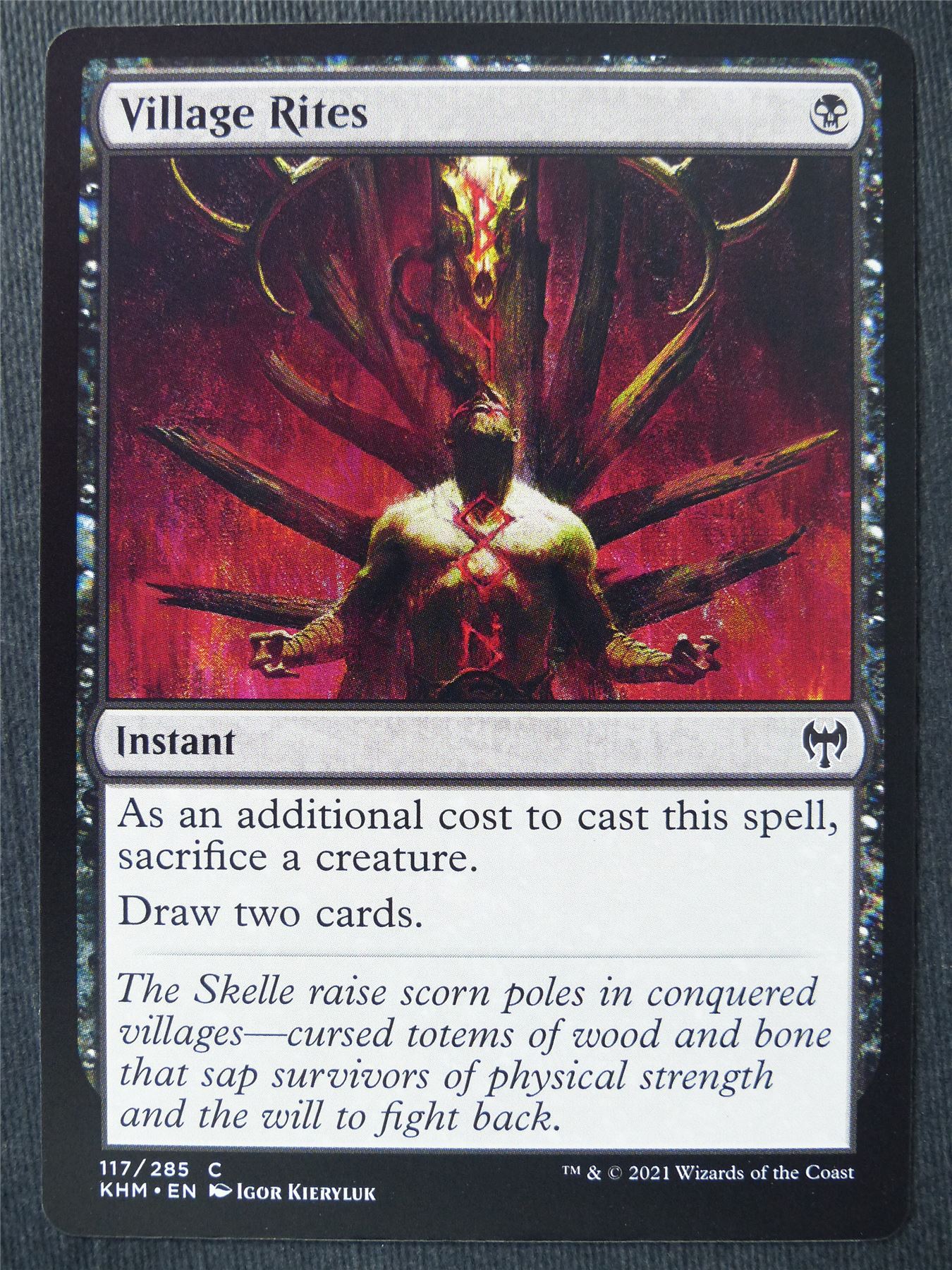 Village Rites - Mtg Magic Cards #2B