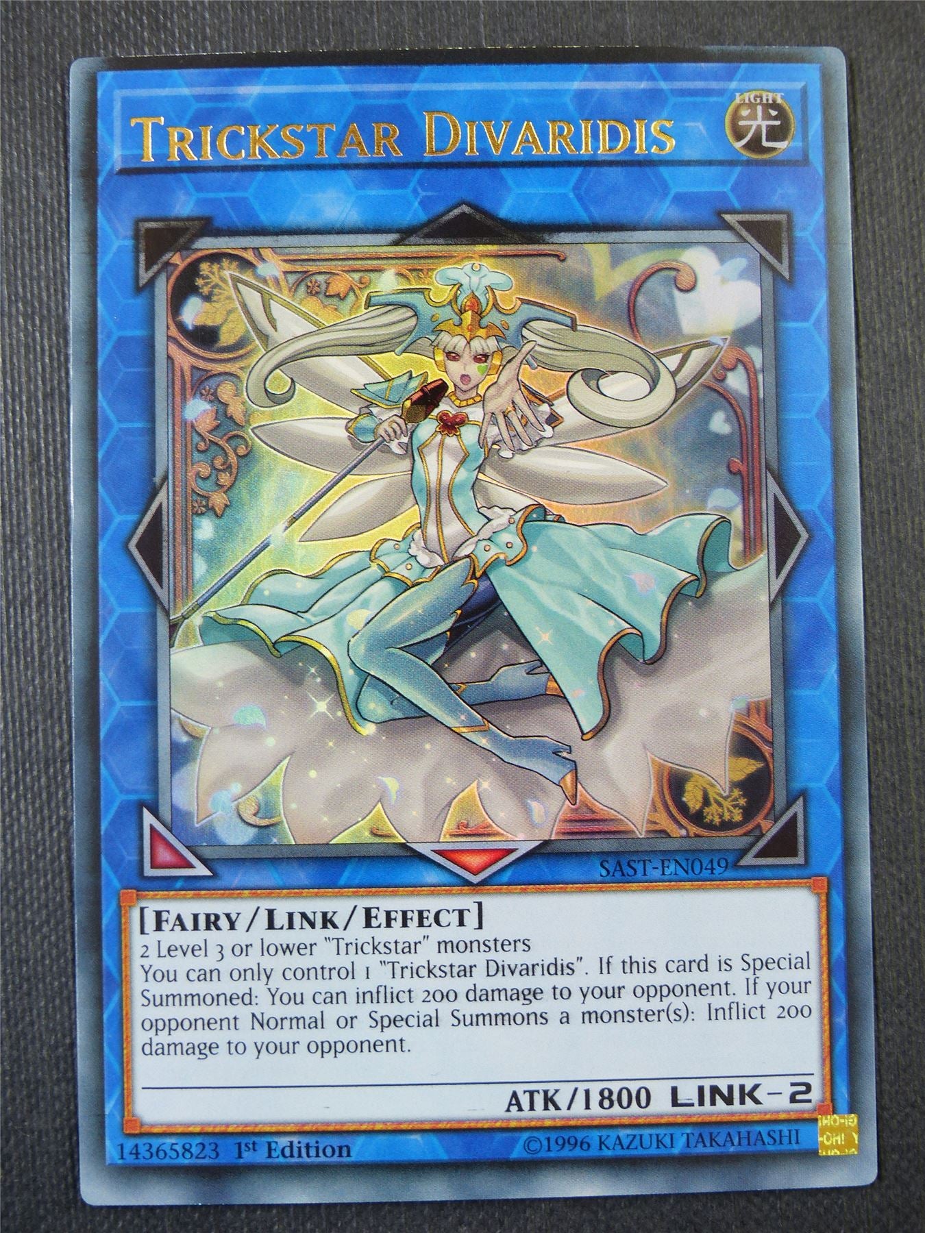 Tricvkstar Divaridis SAST Ultra Rare - 1st ed Yugioh Card #5F0
