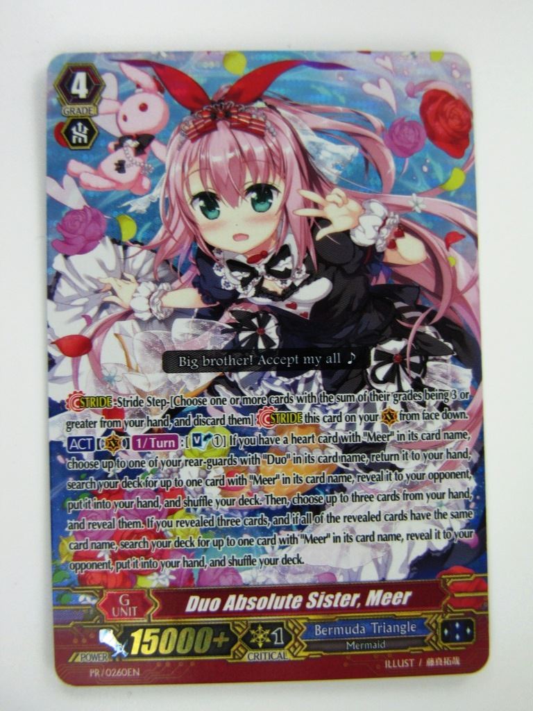 Vanguard Cards: DUO ABSOLUTE SISTER, MEER Promo # 15B77