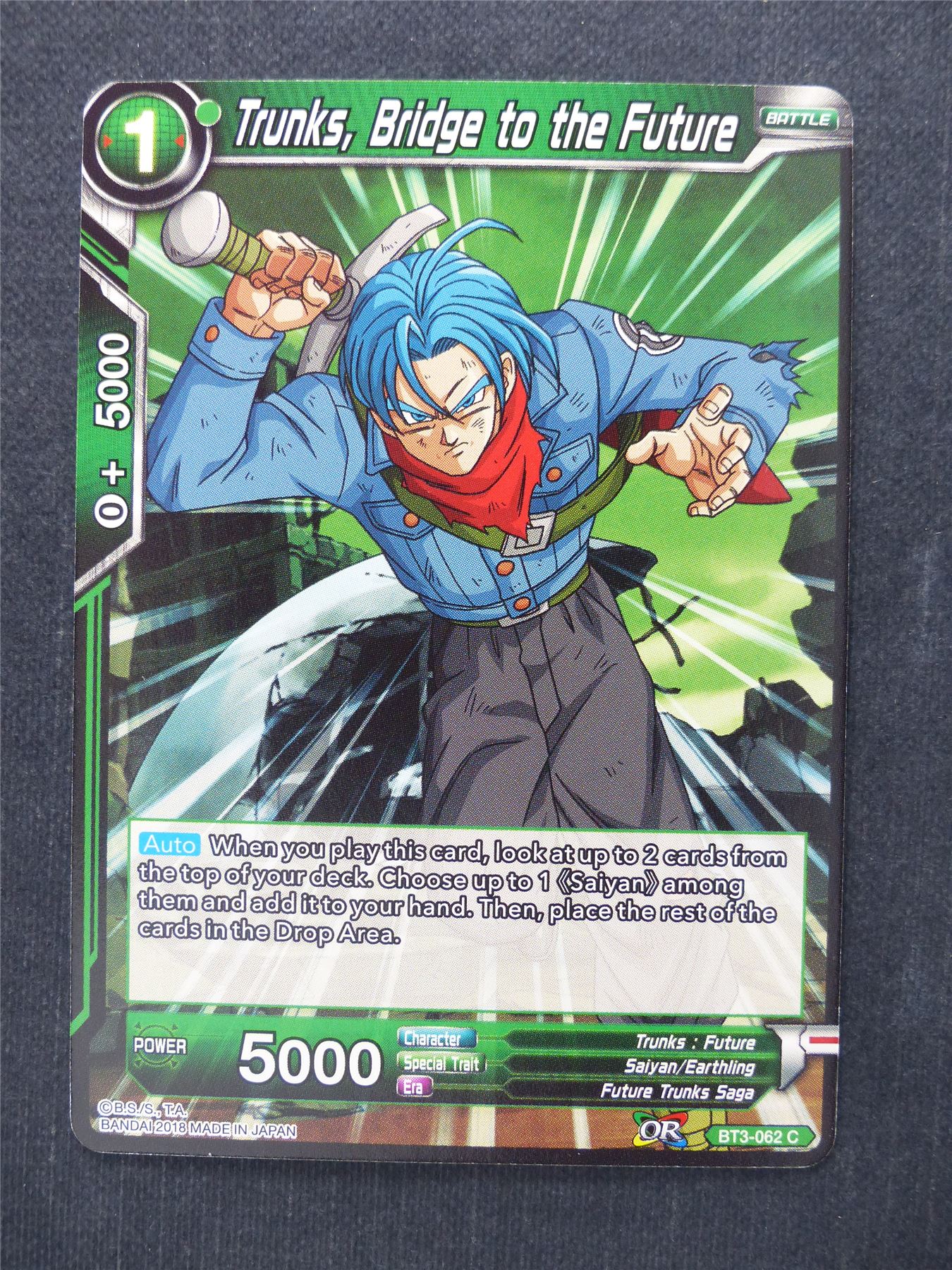 Trunks Bridge to the Future - Dragon Ball Super Cards #EI