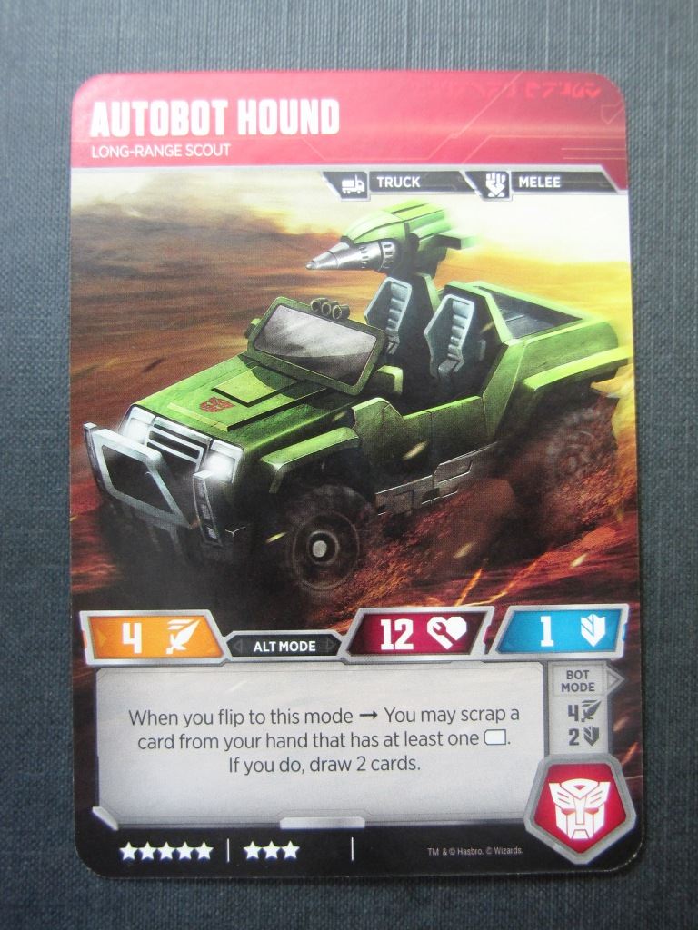Autobot Hound CT T03/T40 - Transformers Cards # 7C5