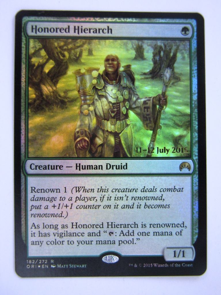 MTG Magic Cards: HONOERED HIERARCH Promo FOIL # 13A66