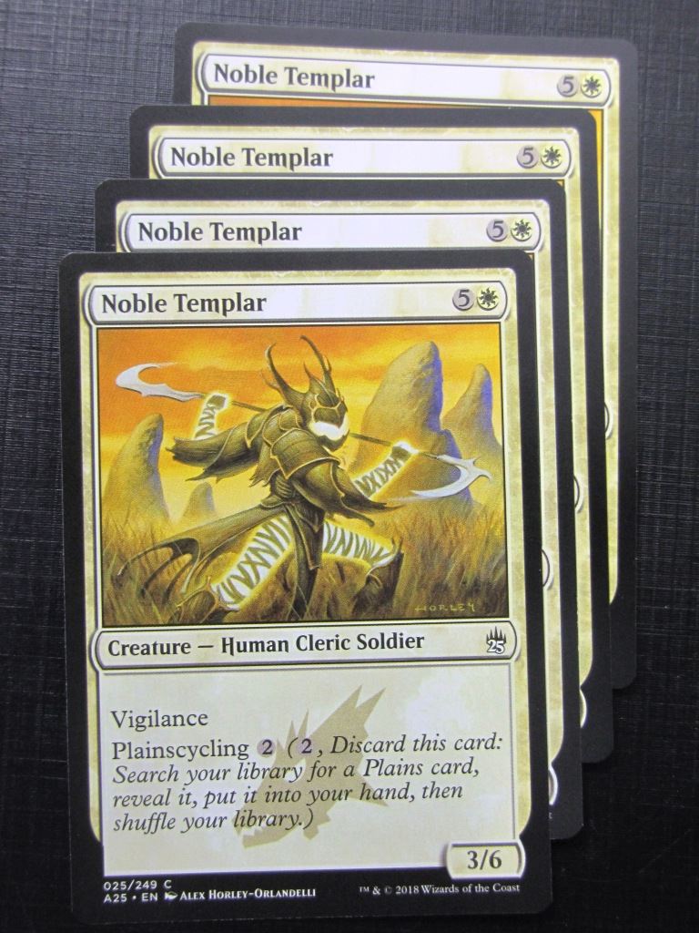 Noble Templar x4 - Masters 25 - Mtg Card # 10B17