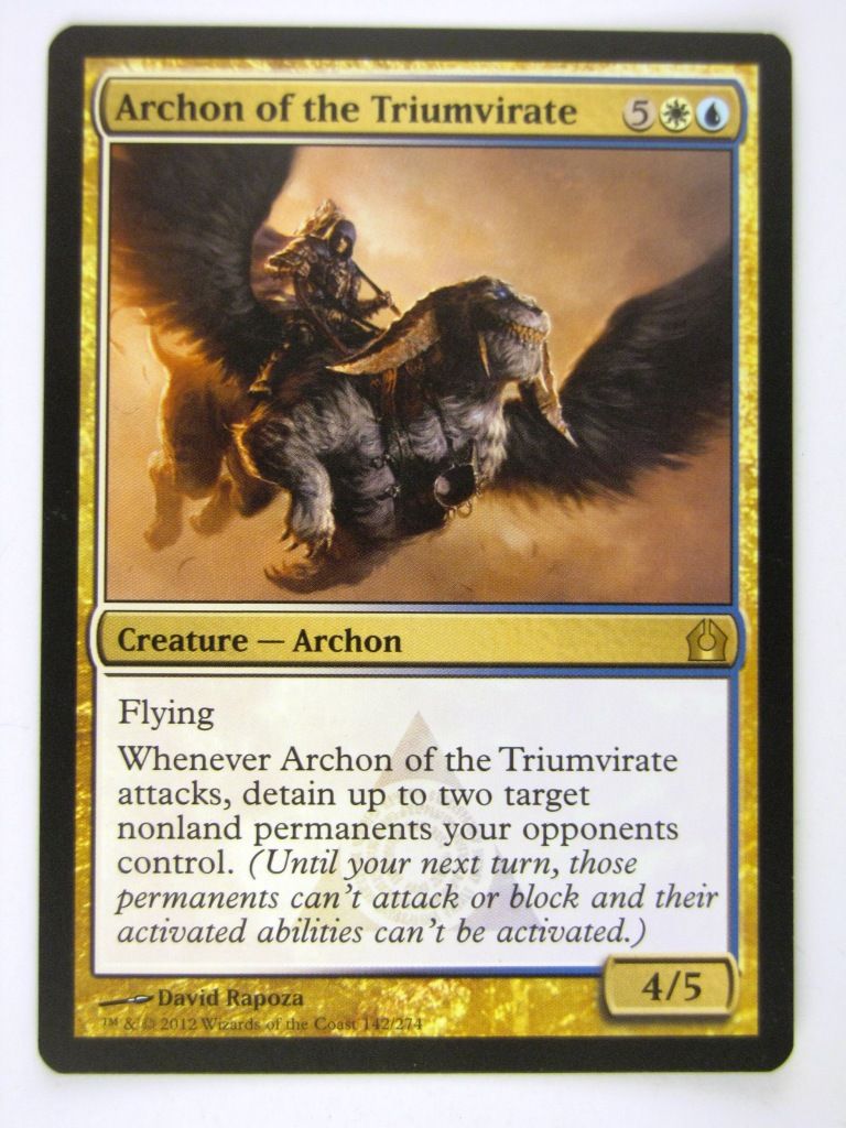 MTG played Cards: ARCHON OF THE TRIUMVIRATE # 13J28