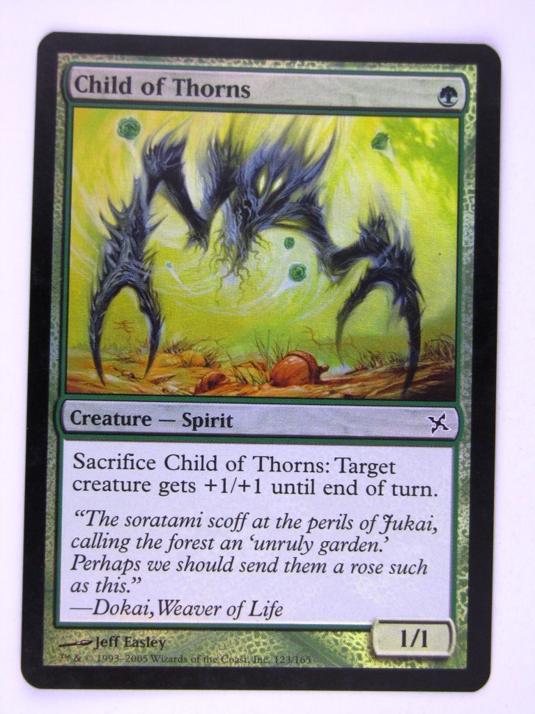 Mtg FOIL - CHILD OF THORNS - played