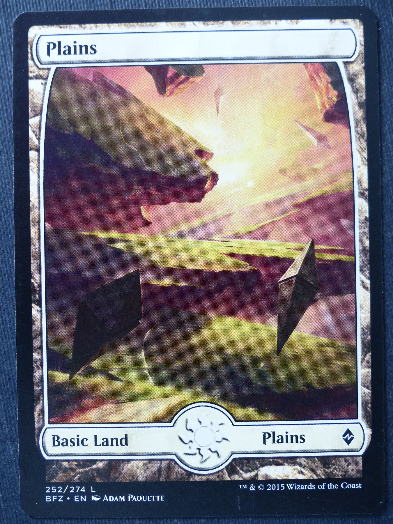 Plains Full Art 252/274 - Mtg Magic Cards #CN