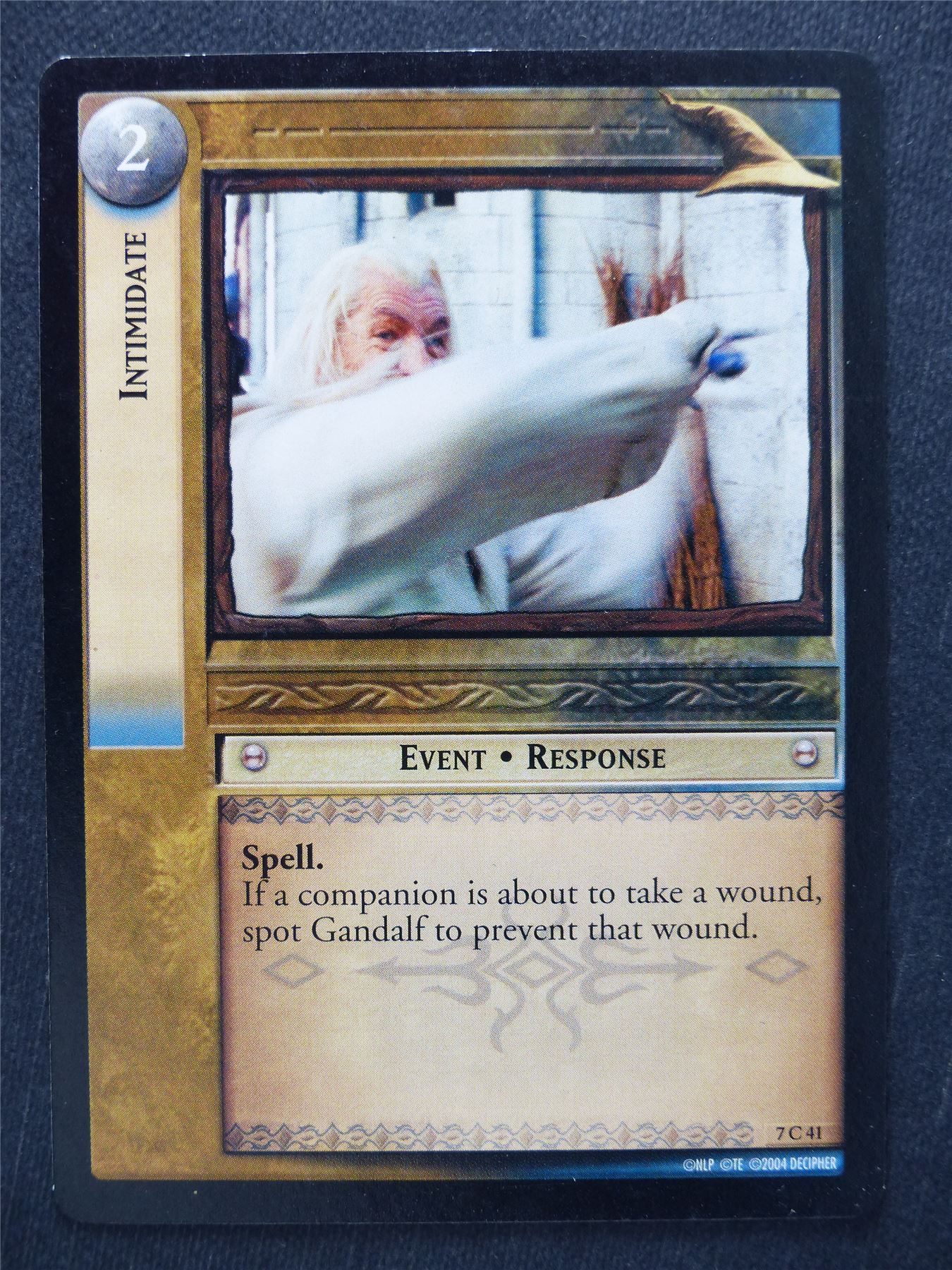 Intimidate 7 C 41 - LotR Cards #VA