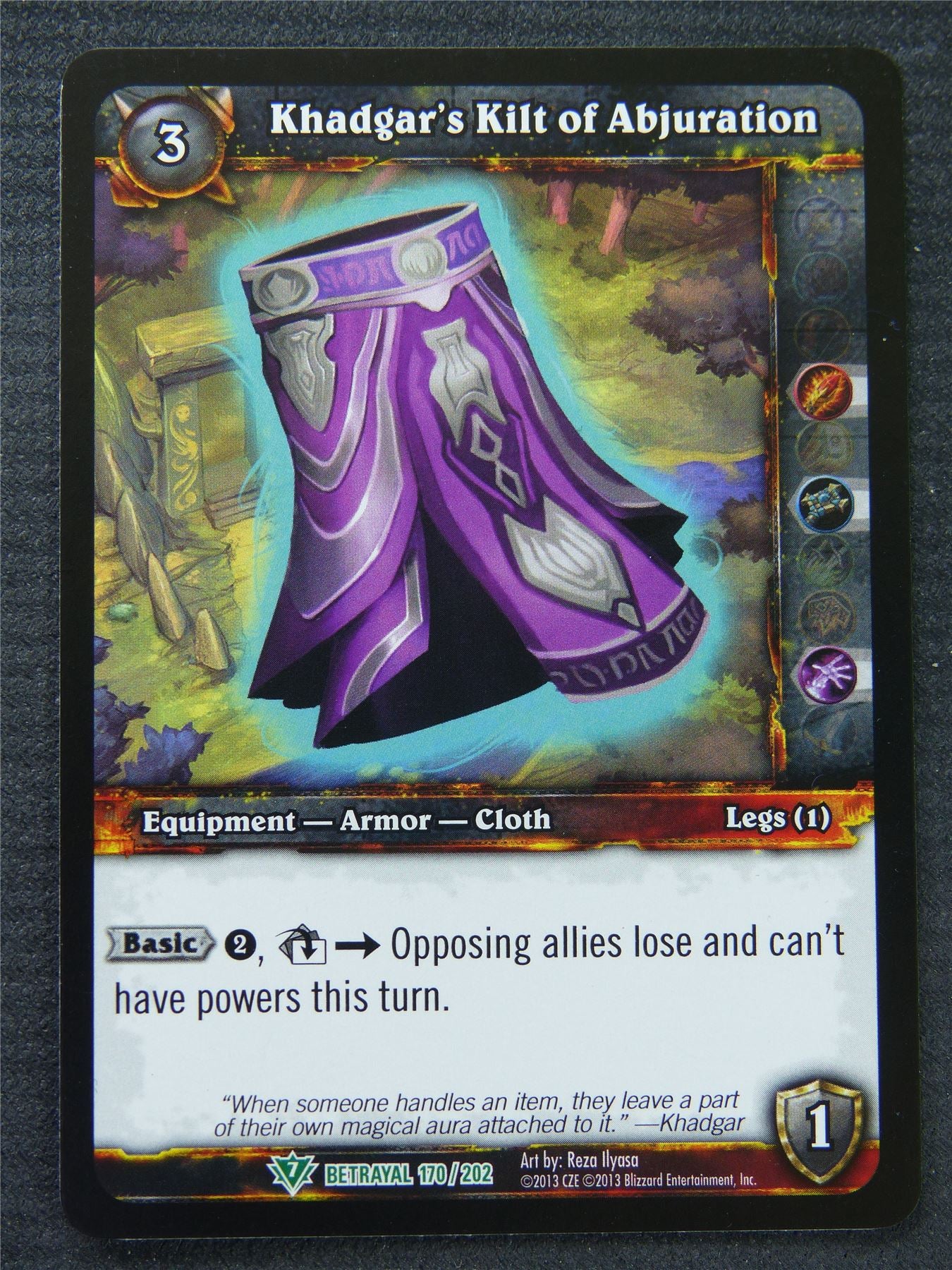 Khadgars Kilt Of Abjuration - Uncommon - World Of Warcraft #1FL