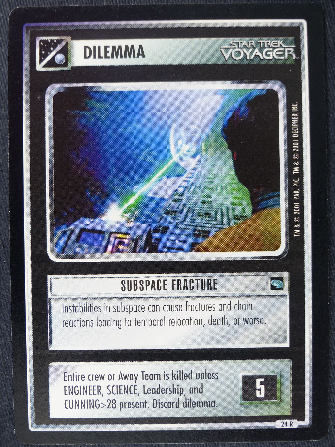 Subspace Fracture 24 R - Voyager - Star Trek Cards #LY