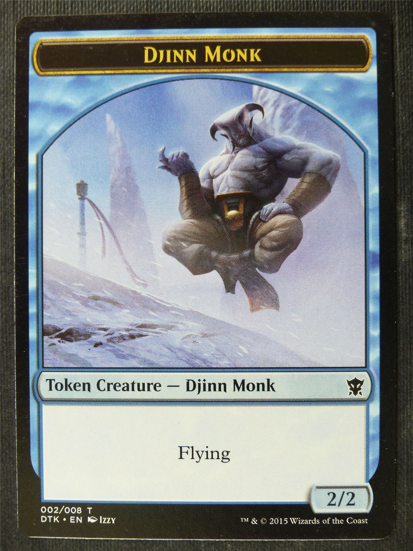 Djinn Monk Token - Mtg Card #3ZA