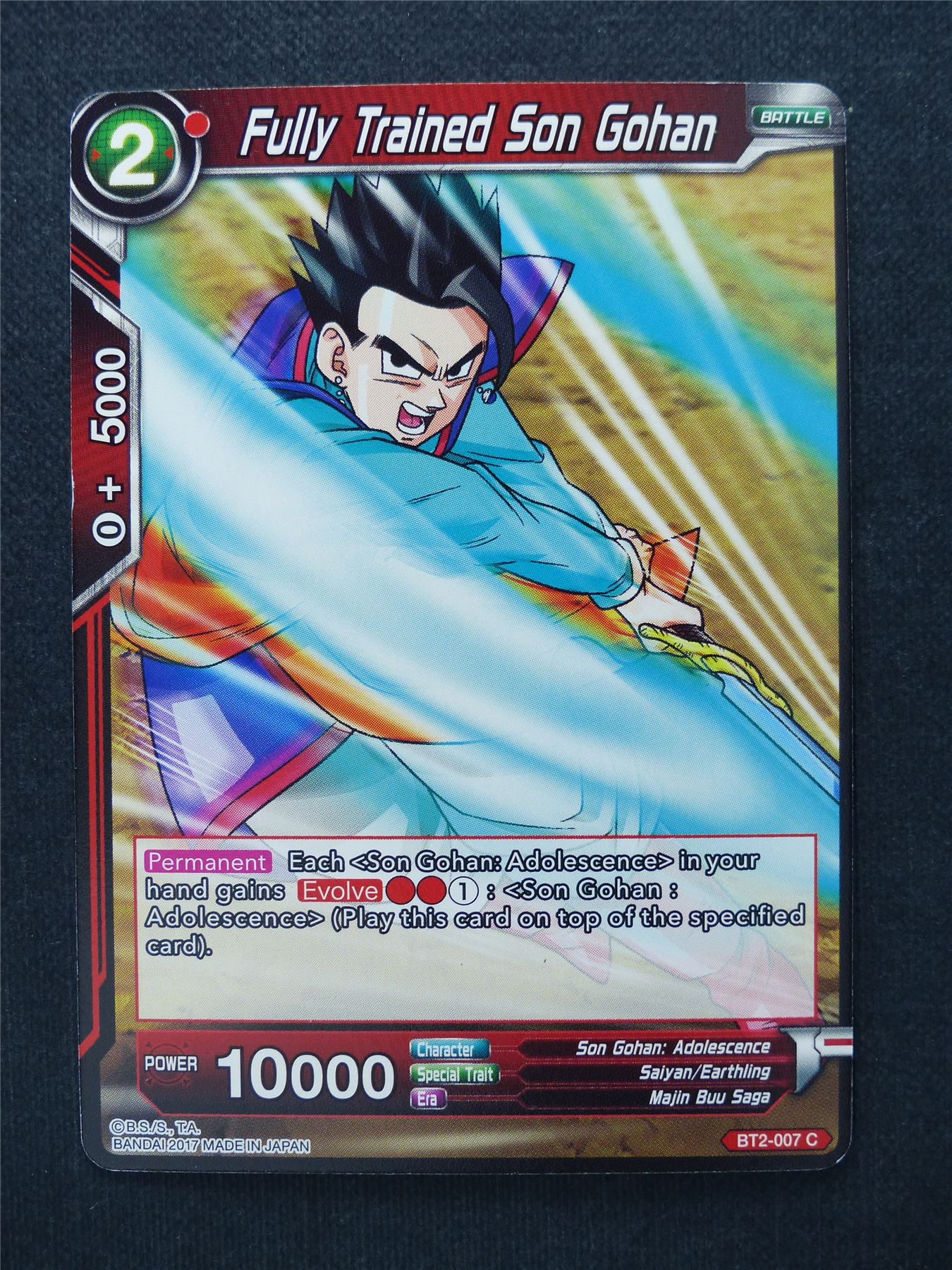 Fully Trained Son Gohan - Dragon Ball Super Cards #VB