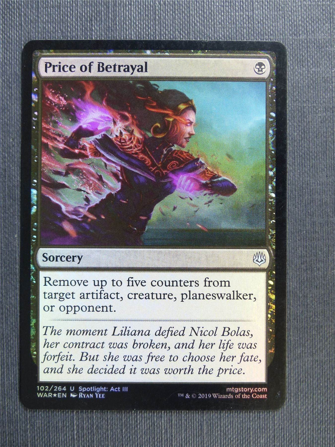 Price of Betrayal Foil