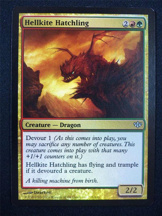 Hellkite Hatchling Foil - Mtg Card #1E1