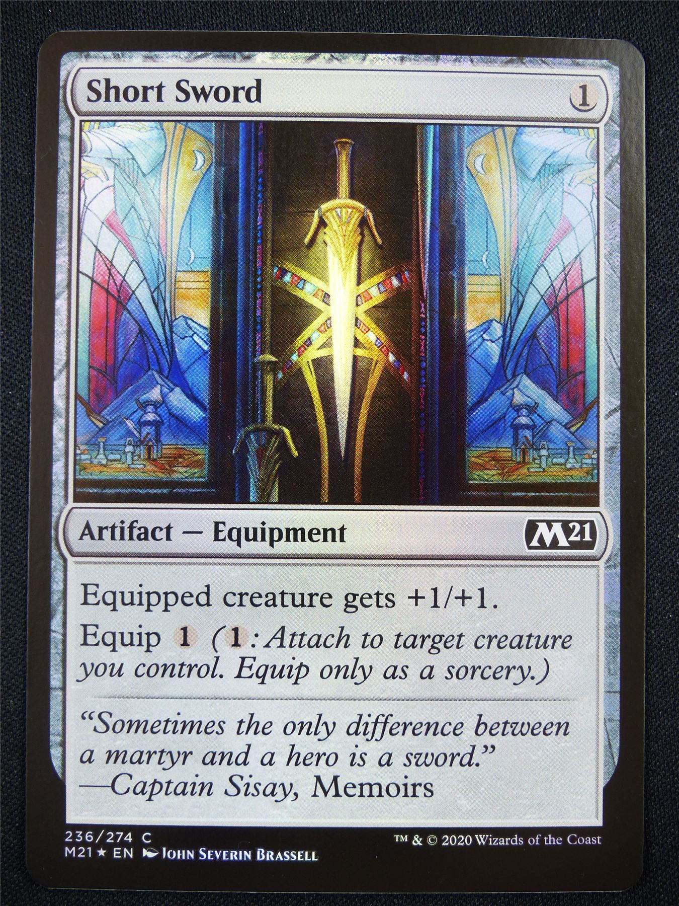 Short Sword Foil - Mtg Card #1JM