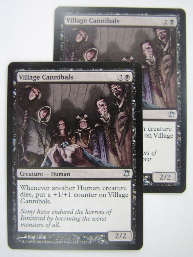 MTG Magic Cards: VILLAGE CANNIBALS x2 # 8G27