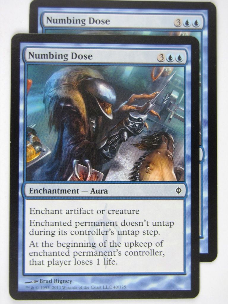 MTG Magic: the Gathering Cards: NUMBING DOSE x2: NPH