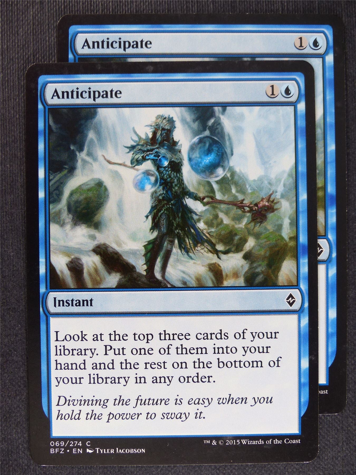 Anticipate x2 - Mtg Magic Cards #FT