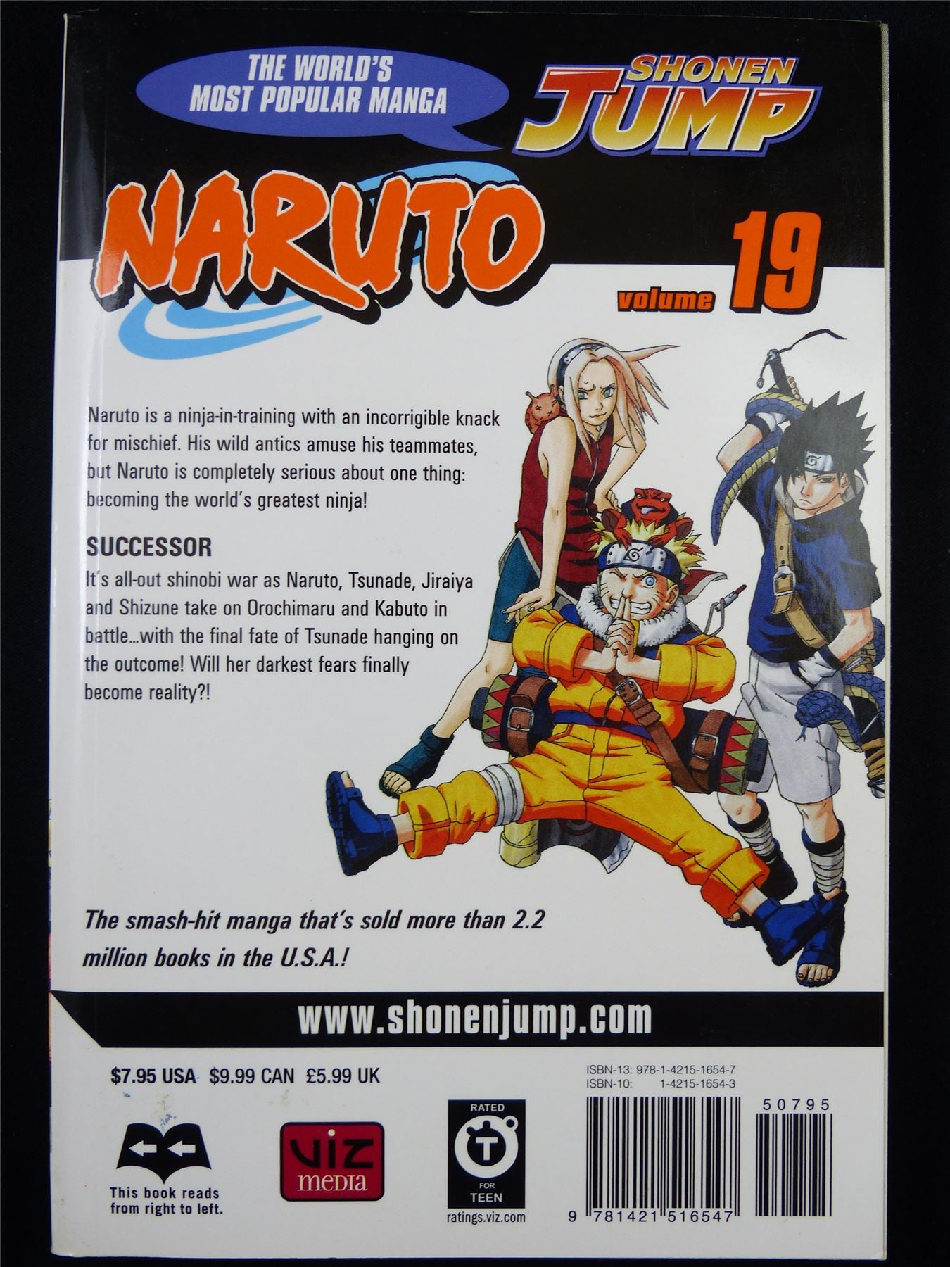 NARUTO Volume 19 - Shonen Jump Viz Manga #3I4