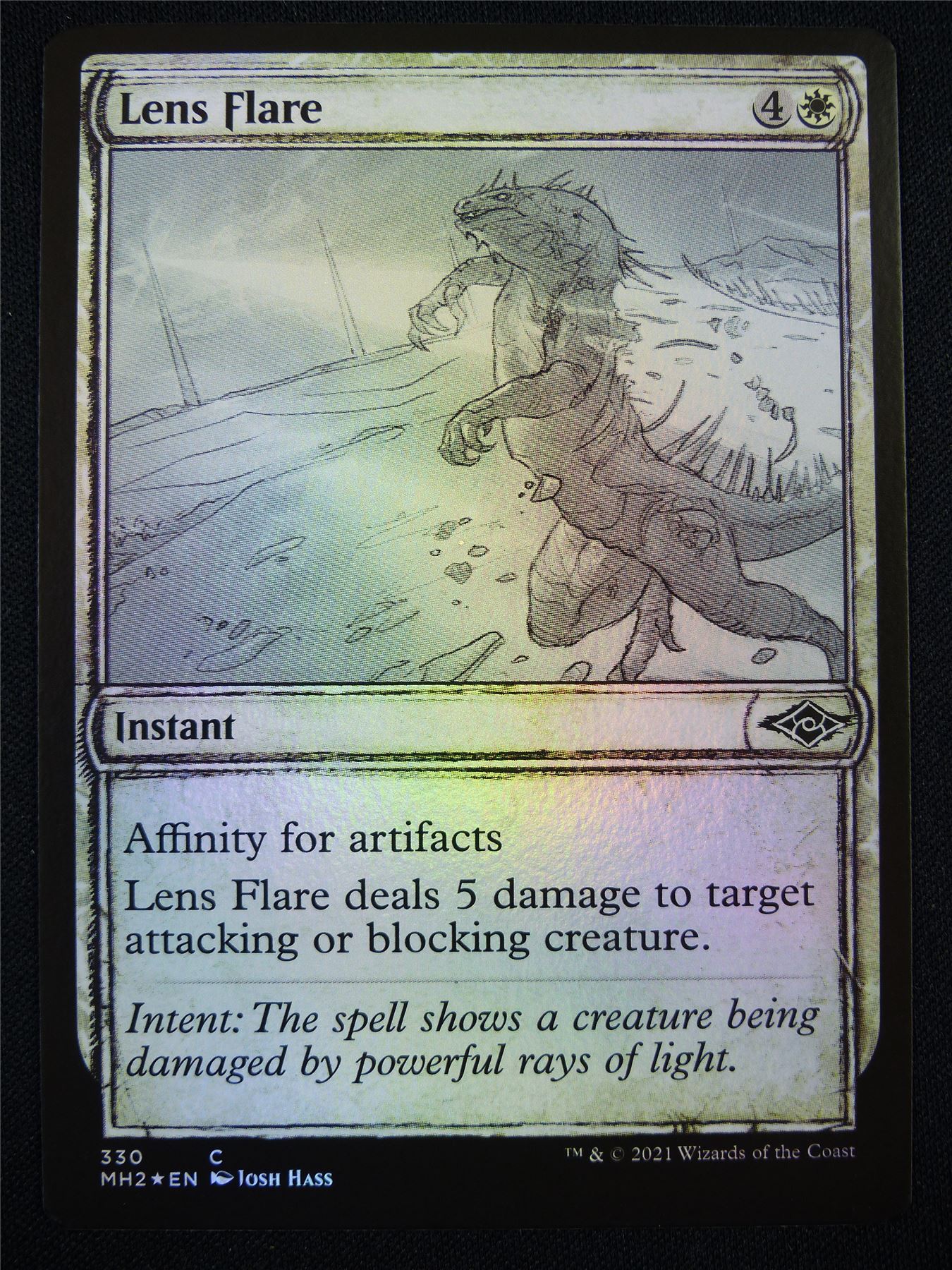 Lens Flare Showcase Foil - Mtg Card #1LM
