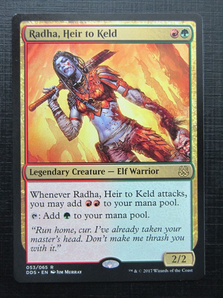 MTG Magic Cards: RADHA HEIR TO HELD duel deck # 29H21