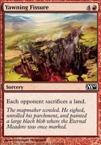 Mtg Magic Card: M10 : Yawning Fissure