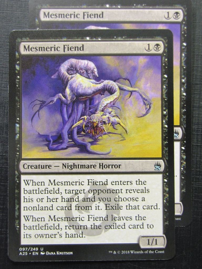 Mesmeric Fiend x2 - Masters 25 - Mtg Card # 10A66